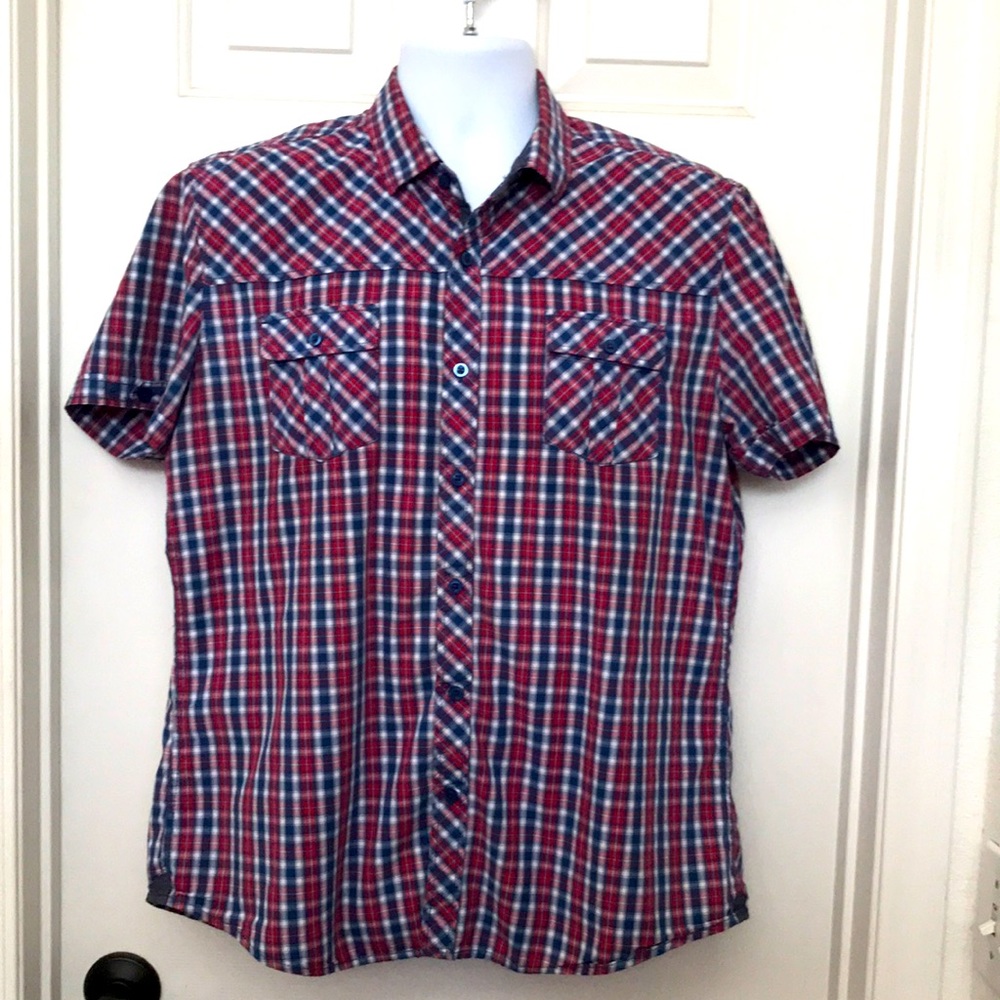 Men’s Reserved plain button down shirt